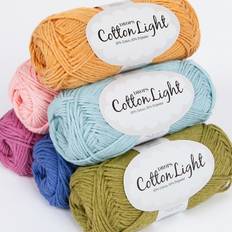 Drops Design Drops Cotton Light Garn Unicolor 44 Pink Marshmallow