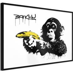 Artgeist med ramme Banksy: Banana Gun II Plakat