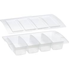 Araven 4 Compartment Box with Lid GN1/1 Food Container