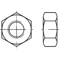 Diverse Byggematerialer Diverse M 16 FZV stålmøtrik DIN 934-8 A 50