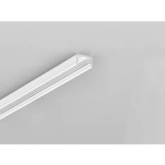 Topmet Aluminiumprofil SLIM8 AC2 Z Vitlackerad LED Skena Ljuslist