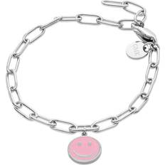 GMK Armband 88514025 Edelstahl, Emaille Silber