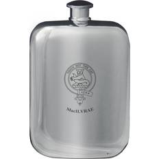 I Luv LTD MacIlvrae Family Crest Pocket 6oz Hip Flask