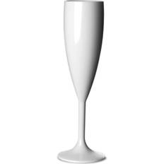 White Champagne Glasses BBP Elite Premium Flute Champagne Glass