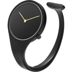 Georg Jensen VIVIANNA 34mm Quartzverk Svart PVD Rostfritt Stål