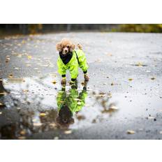 Paikka Husdjur Paikka Rain Suit Regnoverall Neon 35