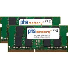 PHS-memory 32GB 2x16GB Kit RAM Speicher für QNAP TS-873-4G DDR4 SO DIMM 2400MHz SP269824