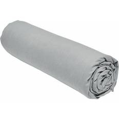 190.0 cm Draps Today Housse 90 x 190 cm 1 Personne 100% Coton Uni Acier Drap Gris (190x)