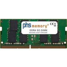 PHS-memory 32gb ram ddr4 passend für msi katana gf66 11uc-811nl so dimm 3200mhz notebook