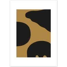 Brown Posters Scandi Living Contour Poster 50x70cm