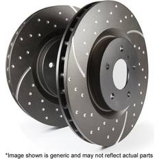 Friction Breaking EBC Brakes Turbo Groove Performance Brake Discs DP2485