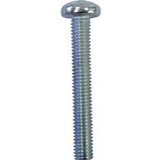 Byggmaterial Toolcraft Linseskruer M3 6 mm T-profil DIN 7985 Stål Set of 100 100st