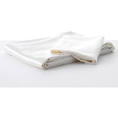 Silkeland Enkelt Silkespåslakan 150 x 200 cm Champagne Påslakan Vit (200x150cm)