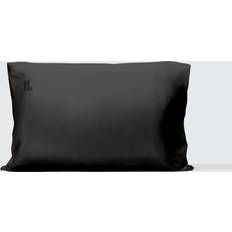 Enfärgade - Svarta Örngott Hairlust Silky Bamboo Pillowcase Jet Black 80 x 70 cm Örngott Svart (80x80cm)
