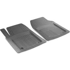 2-piece all-season floor mats, non-slip rubber