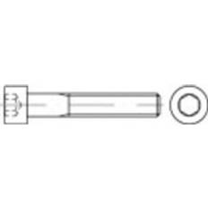 Byggmaterial Toolcraft Cylinderskruvar M2 6 mm DIN 912 Rustfrit Stål A2