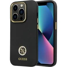 Guess GUHCP13LM4DGPK iPhone 13 Pro 13 6.1 black/black hardcase Silicone Logo Strass 4G