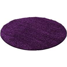 Teppiche & Felle Zipcode Design Dream 4000 Lila Hochflor Teppich 120 x 120 cm Violett 120cm