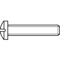 Byggmaterial Toolcraft Ovala Skruv M4 25 mm Set of 100