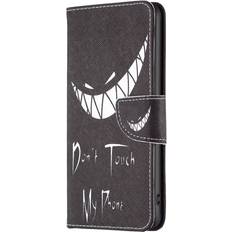 Oneplus 12 cover MAULUND OnePlus 12 Læder Cover m. Pung Don't Touch My Phone