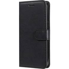 MAULUND iPhone 15 Pro Max Læder Cover m. Pung og Strop Sort