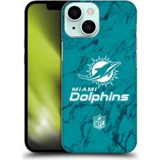 Accessoires de téléphones portables Coque Miami Dolphins rigide en marbre coloré iPhone