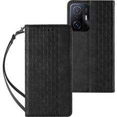 Samsung Galaxy A53 Plånboksfodral Hurtel Galaxy A53 5G Plånboksfodral Magnet Strap Svart