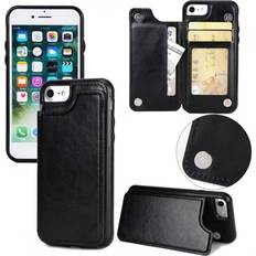 ExpressVaruhuset iPhone 8 Plus Kansikorttipidike 3-Paikkainen Flippr Black