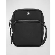 Leer - Man Schoudertassen Montblanc Sartorial Nano Messenger Cross Bodies Black