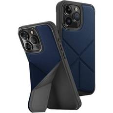 Uniq Mobilbagcover til iPhone 15 Pro Max med MagClick-fod, blå