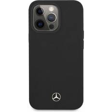 Mercedes-Benz iphone 13 pro max magsafe hülle case cover silikon innenfutter black Schwarz