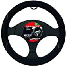 Steering Wheel Cover Carpoint Steering Wheel Cover Black Comfort 2510101