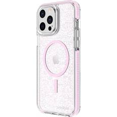 Prodigee Superstar Rose Mag Apple iPhone 13 Case Sparkle Glitter Drop Tested Wireless Charging Compatible Shockproof 6.1 inch