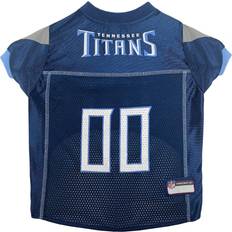 Pets Pets First NFL Dog & Cat Mesh Jersey, Tennessee Titans, Large