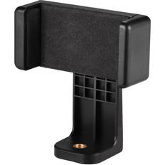 Mobile Device Holders Tomtop Jms Clip del teléfono del adaptador del soporte del teléfono del tenedor de la abrazadera de Smartphone para el palillo de Selfie del trípode con desmontable Negro