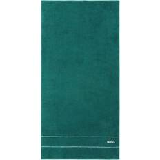 Egyptisk bomull Hemtextil HUGO BOSS Cotton Bath Towel White Logo Embroidery Badlakan Vit (140x)