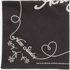 Acne Studios Sjaals Acne Studios Logo Bandana - Black/White