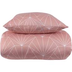 Sengesæt 240x220 Borg Living Hexagon peach Dynebetræk (240x220cm)