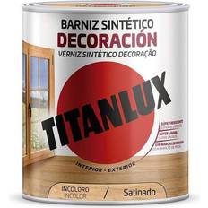 Brun - Träfärger Målarfärg Titanlux Valnöt 750 ml Satin Finish Träfärg Brun 0.75L