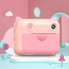 Süße Kinder-Sofortbildkamera, 1080P, digitale Videokamera, Dual-Kamera-Objektiv, 12 MP, 2,4-Zoll-LCD-Bildschirm Blau