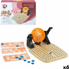 Board Games Colorbaby Bingo Legno Plastica (6 Unità