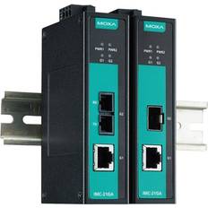 MOXA Imc-21ga-sx-sc Fibermediekonverterare multi-mode