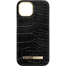 Ideal of Sweden Atelier Case iPhone 15 Pro Max Neo Noir Croco Neo Noir Croco, Camel Croco