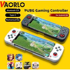 Game Controllers Vaorlo VAORLO Wireless Gamepad Bluetooth-compatible Type-C Gaming Controller Portable Joystick Gamepads For PS4 IOS Android /switch PC