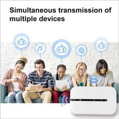 Tlily 4G Pocket MiFi WiFi Router 150Mbps WiFi Modem Car Mobile Wifi Wireless Hotspot with Slot Portable WiFi