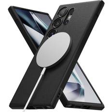 Ringke Onyx [Compatible with MagSafe] Designed for Samsung Galaxy S24 Ultra Case 5G, Prevents Oily Smudges Feels Good in The Hand Non-Slip Enhanced Grip Precise Cutouts for Camera Magnetic Black