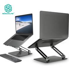 Nillkin Aluminum Laptop Stand For 17 inch MacBook Pro Adjustable Ergonomic Free Adjustment Ventilated Laptop Holder Computer Cooling Stand