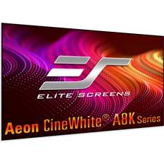 Projector Screens Elite Screens Aeon CineWhite A8K, 150" Diag, 16:9 Aspect Ratio, ISF Certified 8K Ultra HD Home Theater Fixed Frame Edge Free Projection Sound Transparent Perforated Weaved AR150H-A8K