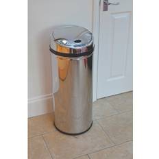 Cleaning Equipment & Cleaning Agents Jean Patrique Hands Free Stainless Steel 45 Motion Sensor Rubbish Bin