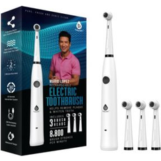 Electric Toothbrushes & Irrigators Pursonic Mario Lopez Usb Rechargeable Electric Toothbrush With 3 Brush Heads White